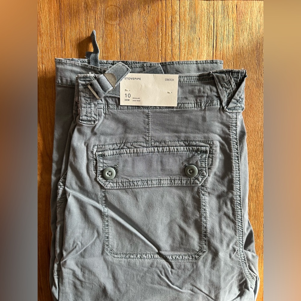 NWT, size 10, American Eagle stretch high-waisted stovepipe pant - Picture 3 of 3